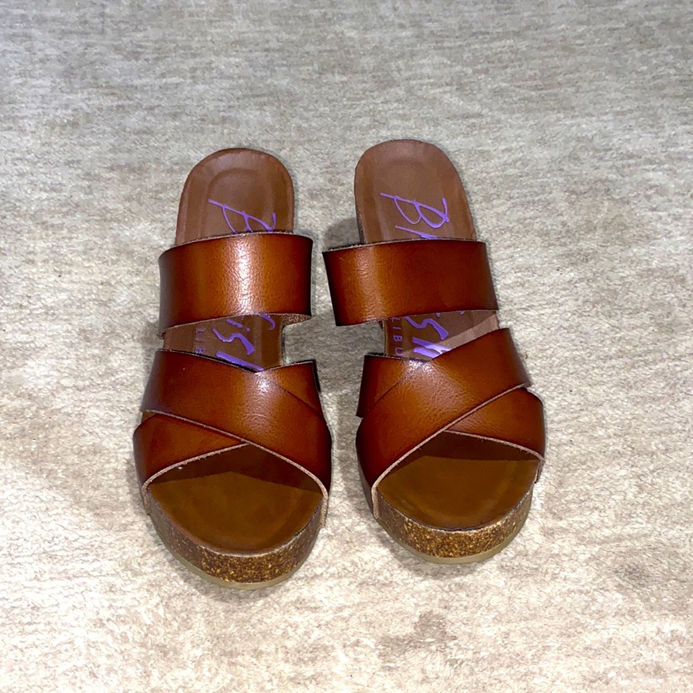 Size 7.5 blowfish wedges
